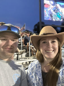 Curt Wilson and Cara Godack attended the Cache County Fair and Rodeo